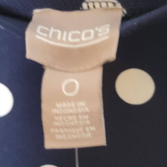 Chico's Tossed Dot A-Line Skirt Midi Size 0/Small - Picture 4 of 4